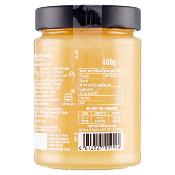 Mielizia Miele Italiano di Sulla 400 g