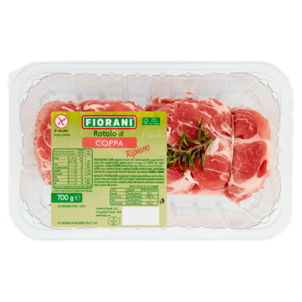 Fiorani Rotolo di Coppa Ripieno700 g