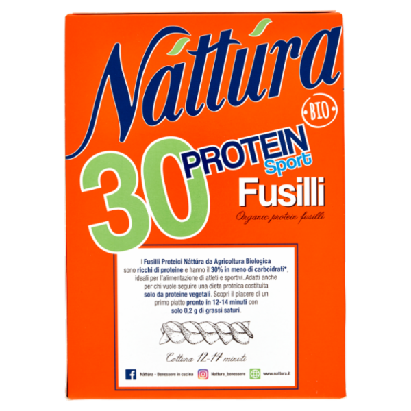 Náttúra 30 Protein Sport Fusilli Bio 250 g