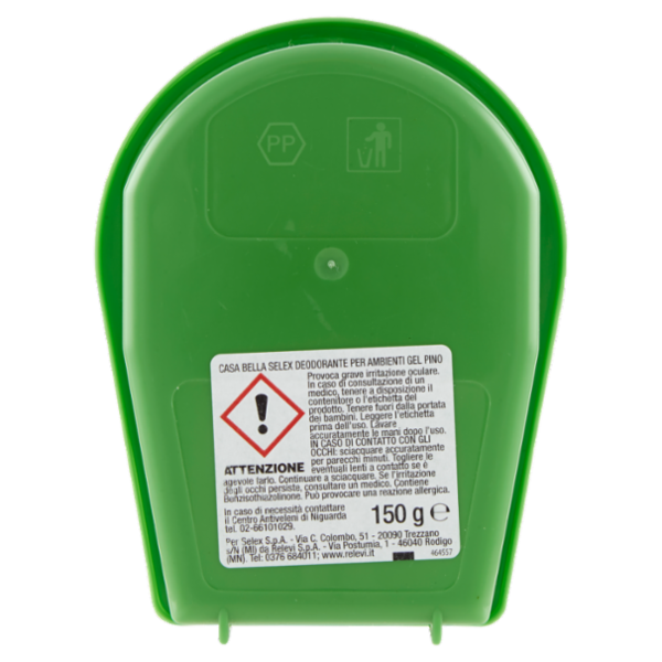 Selex Casa Bella Deodorante per Ambienti Gel Pino 150 g
