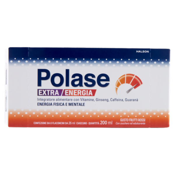 Polase extra energia integratore Vitamine azione rapida vitamine per energia fisica 8 fl 200 ml