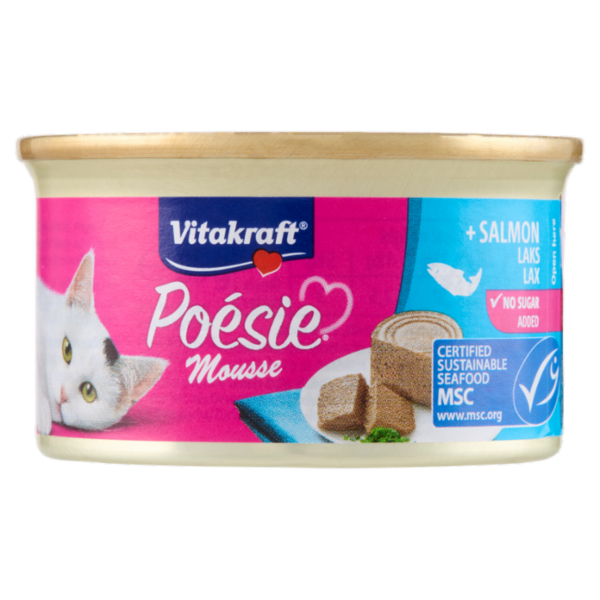 Vitakraft Poésie Mousse + salmone 85 g