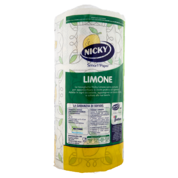 Nicky Limone Tovagliette Monouso 1 pz