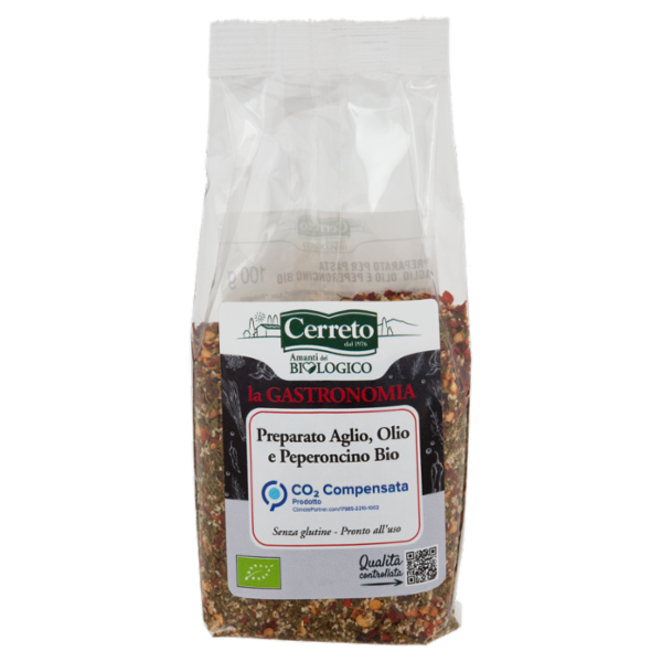 Cerreto la Gastronomia Preparato Aglio, Olio e Peperoncino Bio 100 g