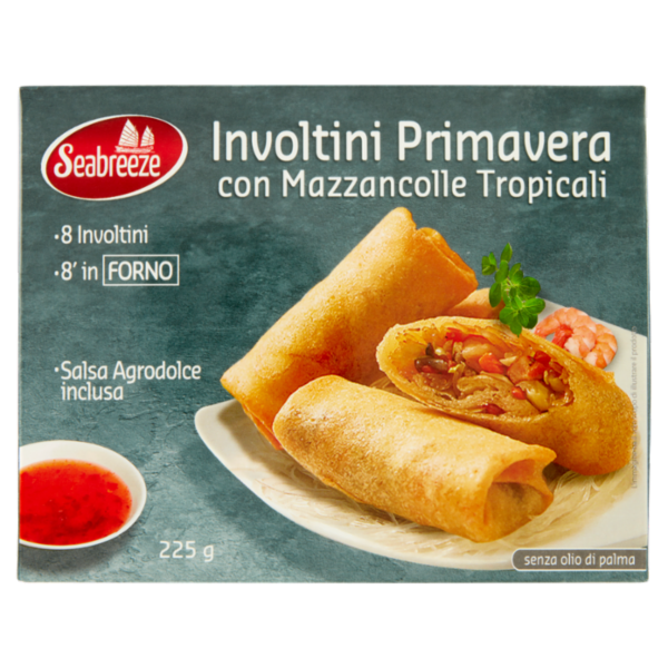Seabreeze Involtini Primavera con Mazzancolle Tropicali 225 g