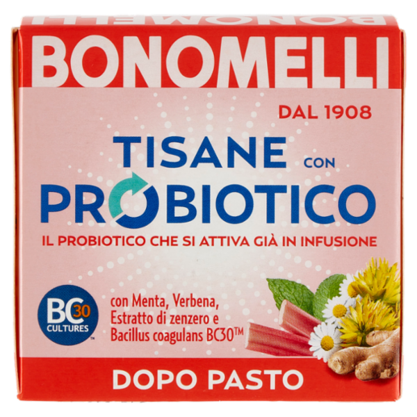 Bonomelli Tisane con Probiotico Dopo Pasto 10 Filtri 20 g
