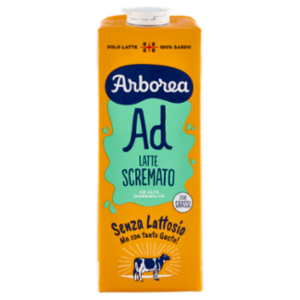 Arborea AD Latte Scremato Ad Alta Digeribilità Senza Lattosio 1000 Ml