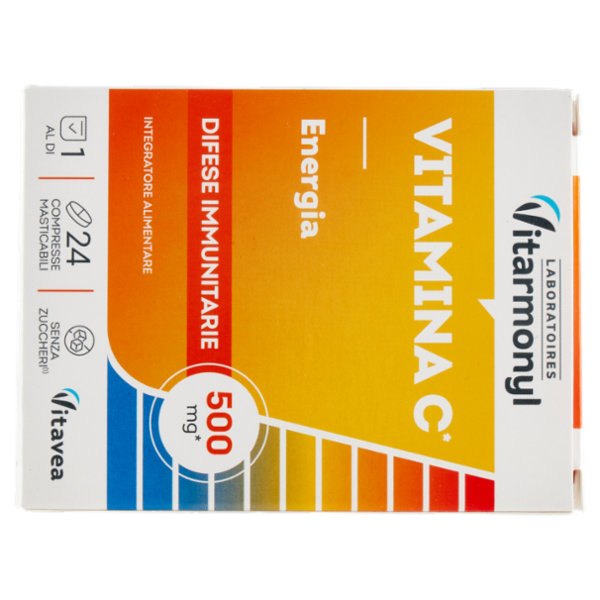 Laboratoires Vitarmonyl Vitamina C* Difese Immunitarie 24 Compresse Masticabili 60 g