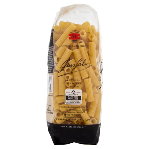 Garofalo Cannolicchi Rigati 51 Pasta di Gragnano IGP 500 g