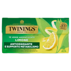 Twinings Tè Verde Aromatizzato Limone 25 x 2 g