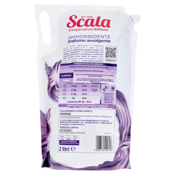 Scala Ammorbidente Lavanda e Mughetto ecoricarica 2 litri