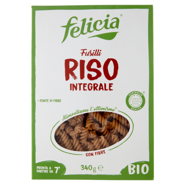 felicia Fusilli Riso Integrale Bio 340 g