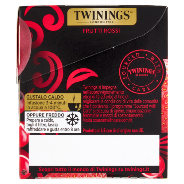 Twinings Tè nero aromatizzato Frutti Rossi 20 x 2 g