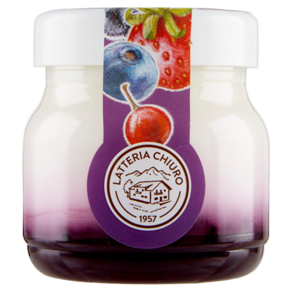 AlpiYò Valtellina Yogurt di Montagna con Confettura Extra di Frutti di Bosco 125 g