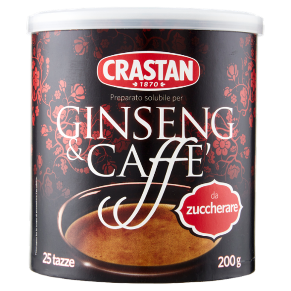 Crastan Preparato solubile per Ginseng & Caffè da zuccherare 200 g