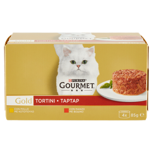 PURINA GOURMET Gold Tortini Pollo / Manzo 4 x 85 g