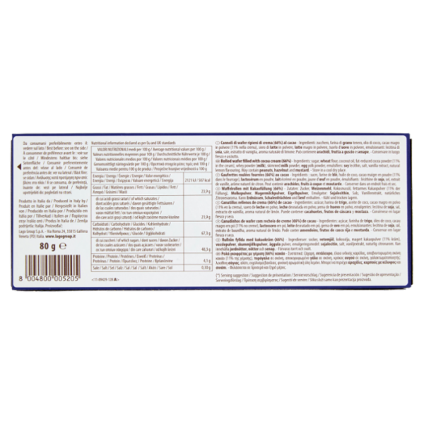 Gastone Lago Roll Break Cacao 80 g