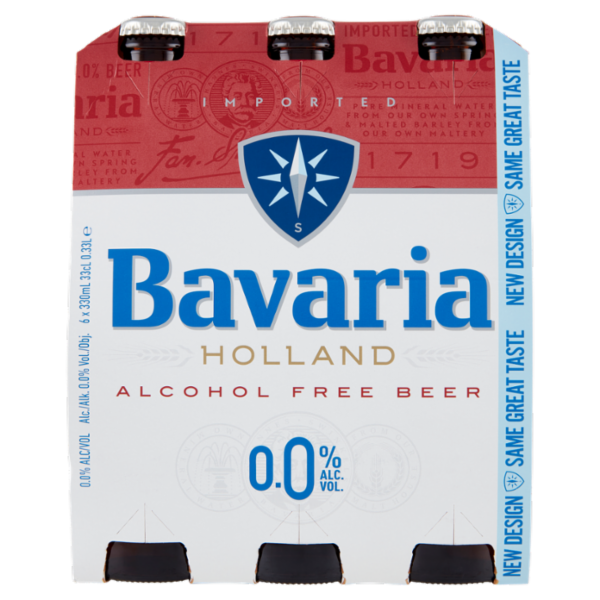 Bavaria 0.0% Birra Analcolica bott.6x330ml