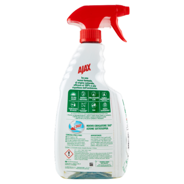 Ajax detersivo spray Sgrassatore Universale 600 ml