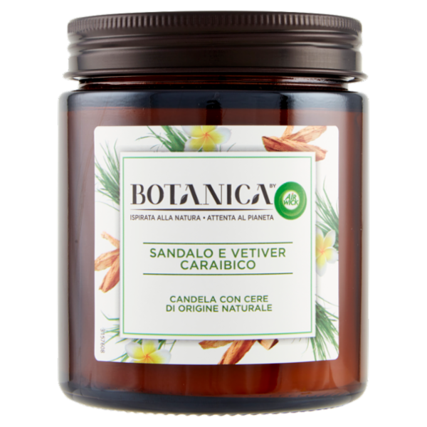 Botanica Sandalo & Vetiver Caraibico Candele profumate 205 gr