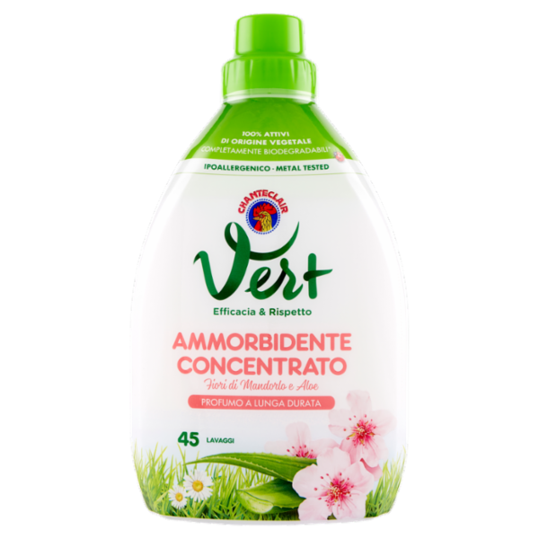 Vert di Chanteclair Ammorbidente Concentrato Fiori di Mandorlo e Aloe 900 ml