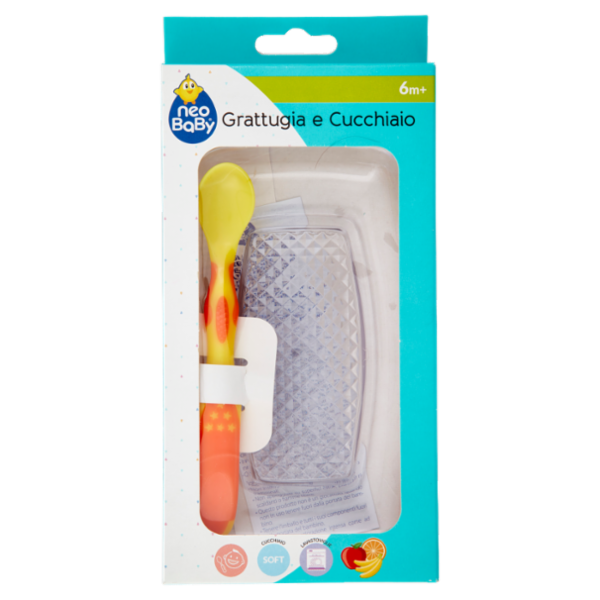 neo Baby Grattugia e Cucchiaio 6m+