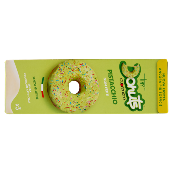 Cuorenero Tiny Donuts Pistacchio 3 x 37 g