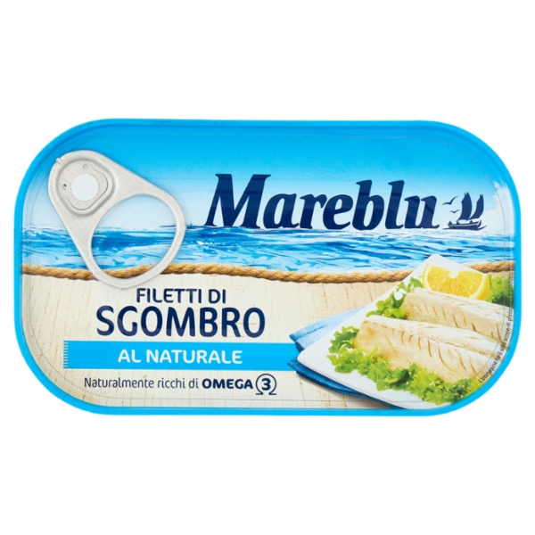 Mareblu Filetti di Sgombro al Naturale 90 g