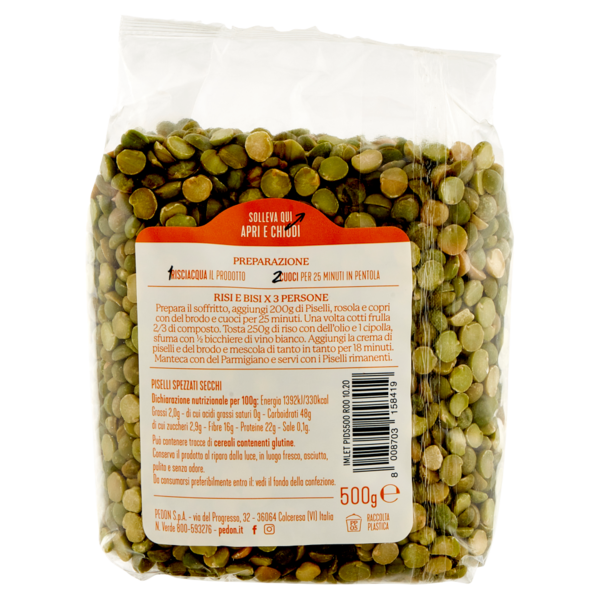 Dalla Buona Terra pedon Piselli 500 g