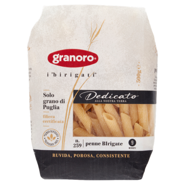 granoro Dedicato N°259 Penne Birigate 500 g