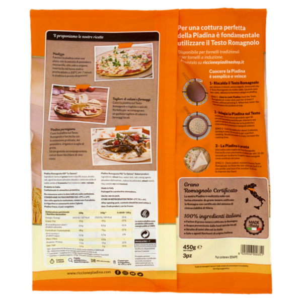 Riccionepiadina Padina Romagnola IGP 