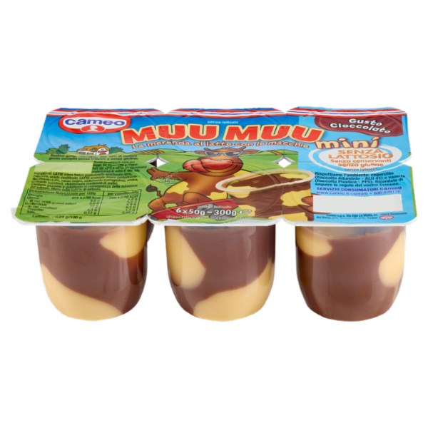 cameo Muu Muu Cioccolato Senza Lattosio 6 x 50 g
