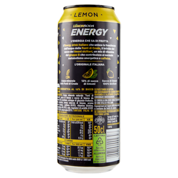 Lemonsoda Energy Lemon 50 cl