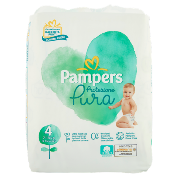 Pampers Protezione Pura 4 19 pz