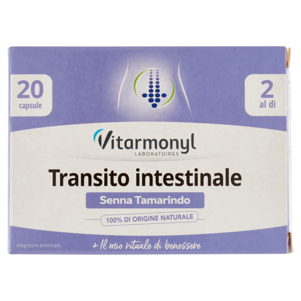 Laboratoires Vitarmonyl Transito intestinale Senna Tamarindo 20 capsule 6,75 g