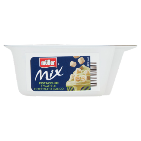 müller Mix Yogurt al Pistacchio e Wafer al Cioccolato Bianco 150 g