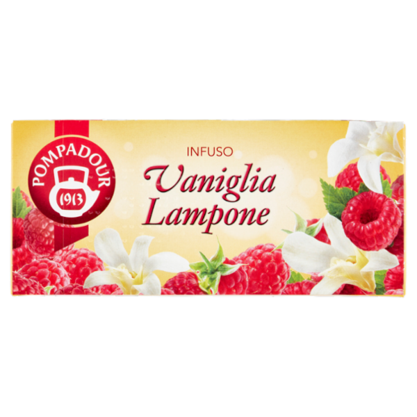 Pompadour Infuso Vaniglia Lampone bustine 20 x 3 g