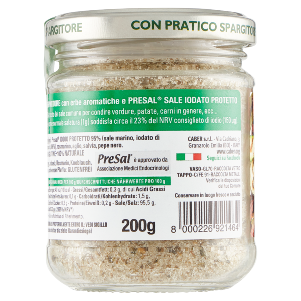 Caber Insaporitore Verdure Patate Carni in Genere 200 g