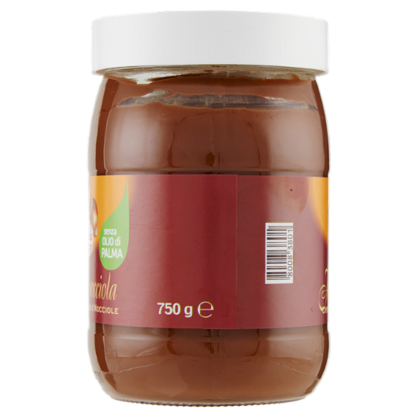 Gandola Fior di nocciola Crema al Cacao e Nocciole 750 g