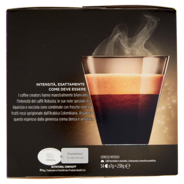 NESCAFÉ DOLCE GUSTO Espresso Intenso Caffè espresso 34 capsule (34 tazze)