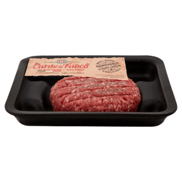 Aia Carne al Fuoco Hamburger di Suino e Bovino 0,150 kg