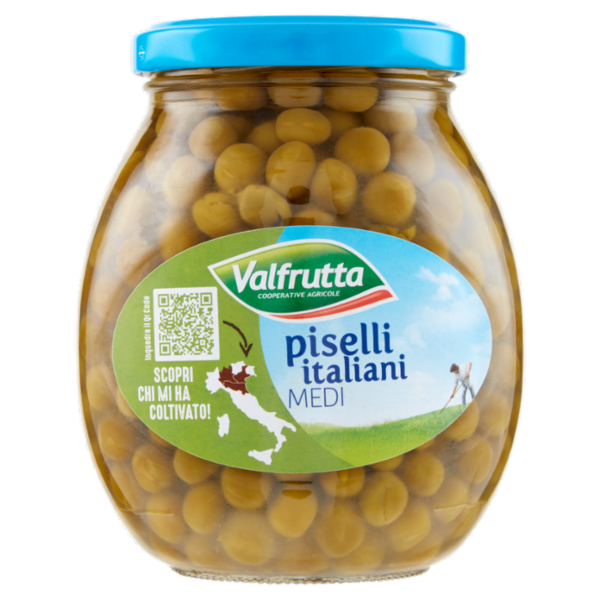 Valfrutta piselli italiani Medi 360 g