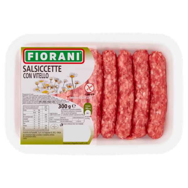 Fiorani Salsiccette con Vitello 300 g