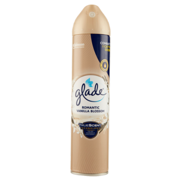 Glade Spray, Profumatore per Ambienti, Fragranza Romantic Vanilla Blossom 300ml