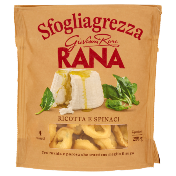 Giovanni Rana Rustici Tortelloni Ricotta e Spinaci 250 g
