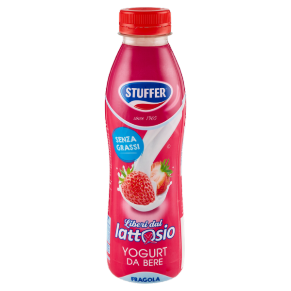 Stuffer Liberi dal lattosio Yogurt da Bere Fragola 500 g