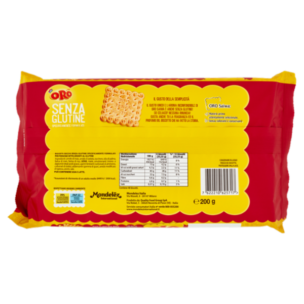 Oro Saiwa biscotti secchi Senza Glutine - 6 x 33,33 g