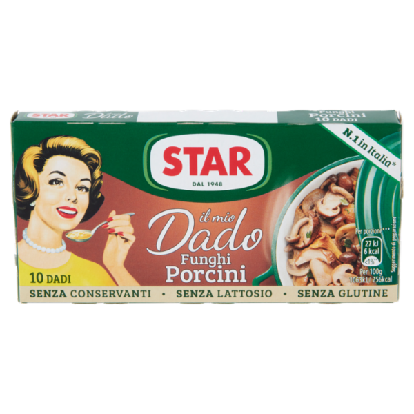 Star il mio Dado Funghi Porcini 10 Dadi 100 g