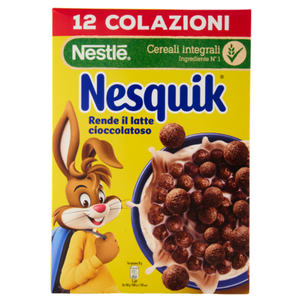 NESQUIK Palline con Cereali Integrali al Cacao 375g