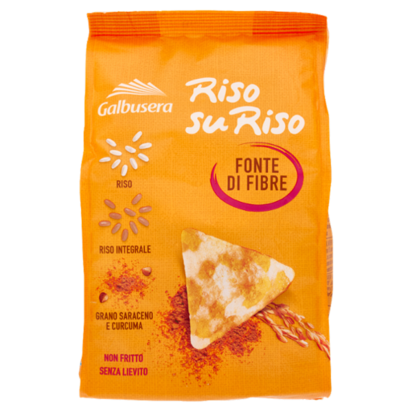 Galbusera RisosuRiso Riso, Riso Integrale, Grano Saraceno e Curcuma 70 g